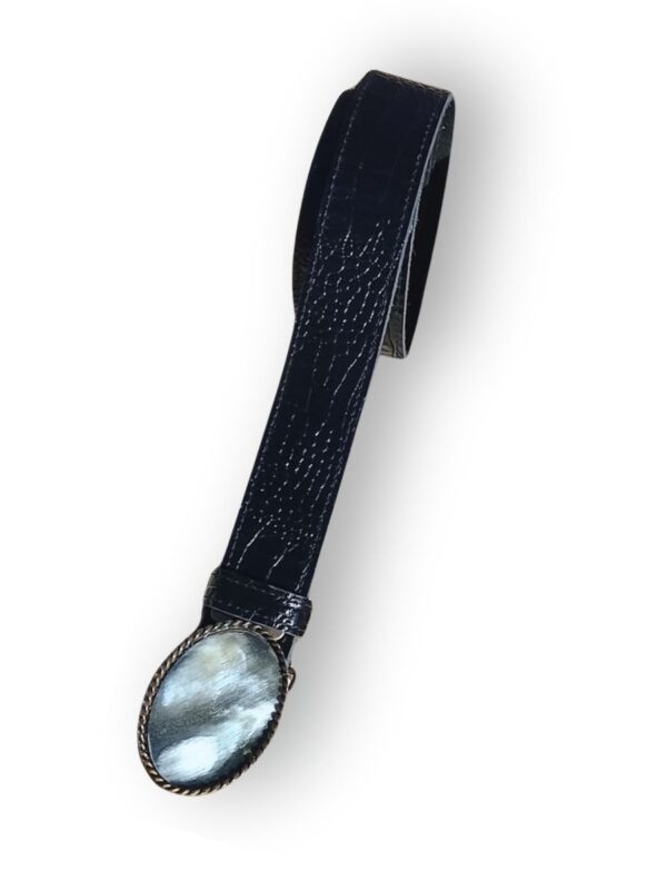 Cinto hebilla guampa