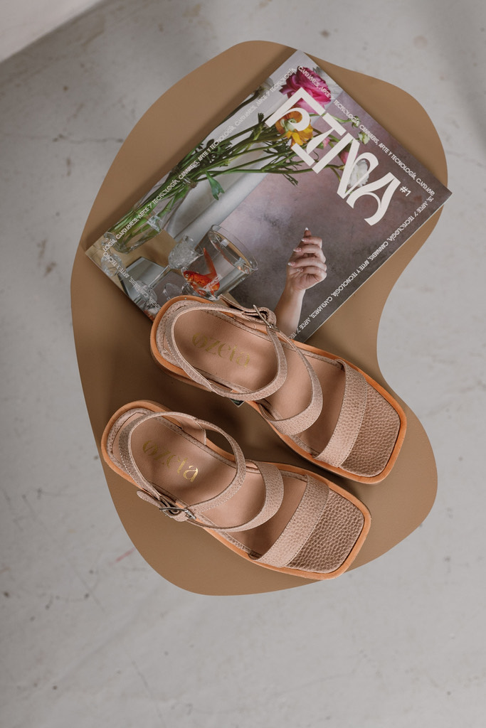 Sandalia Santorini Visón