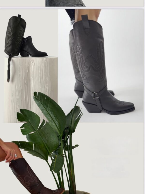 IMG-20260303-WA0067 Bota Texana Desmontable negra