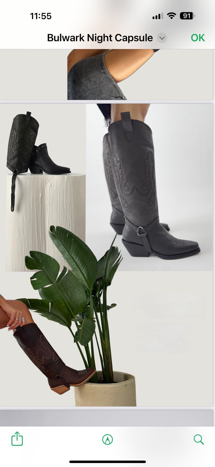 IMG-20260303-WA0067 Bota Texana Desmontable negra