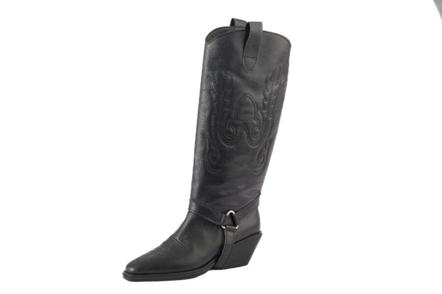 Bota Texana Desmontable negra