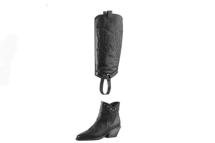 Bota Texana Desmontable negra
